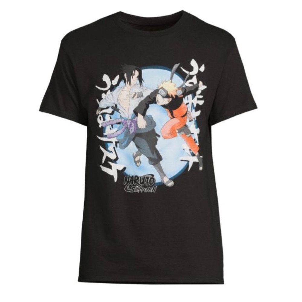 Naruto Shippuden Mens Anime Graphic Cotton T-Shirt Size Small New With Tags